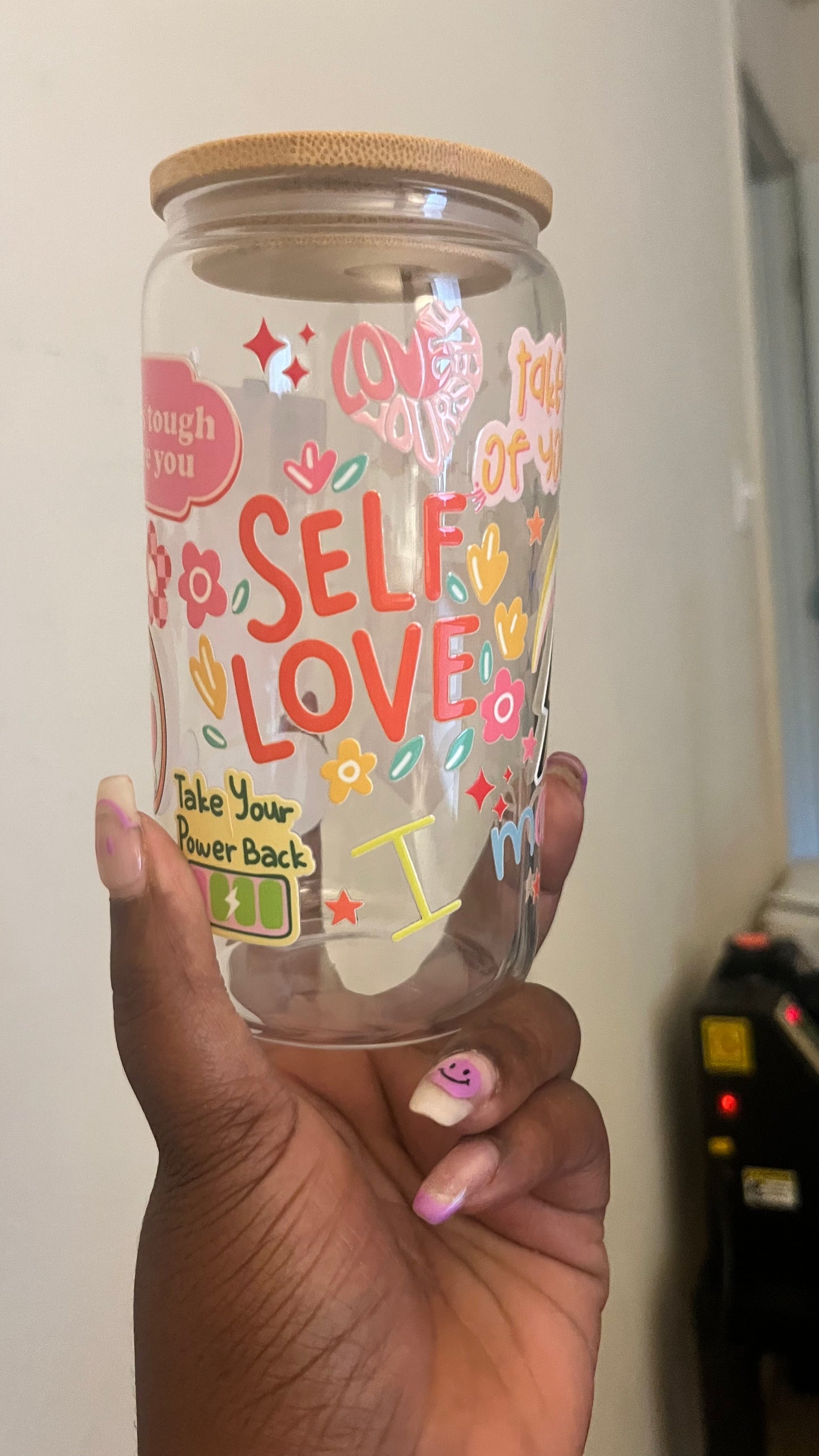 Self Love Ice Coffee Cup