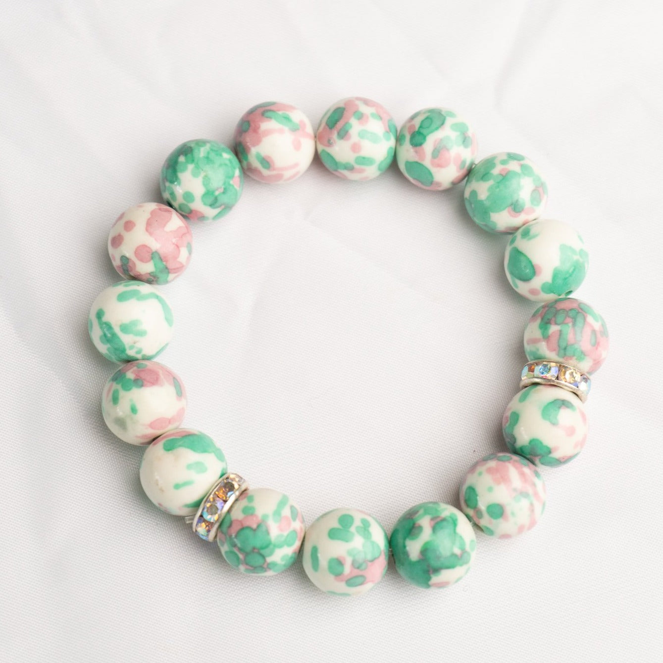 Pink + Green Bracelet