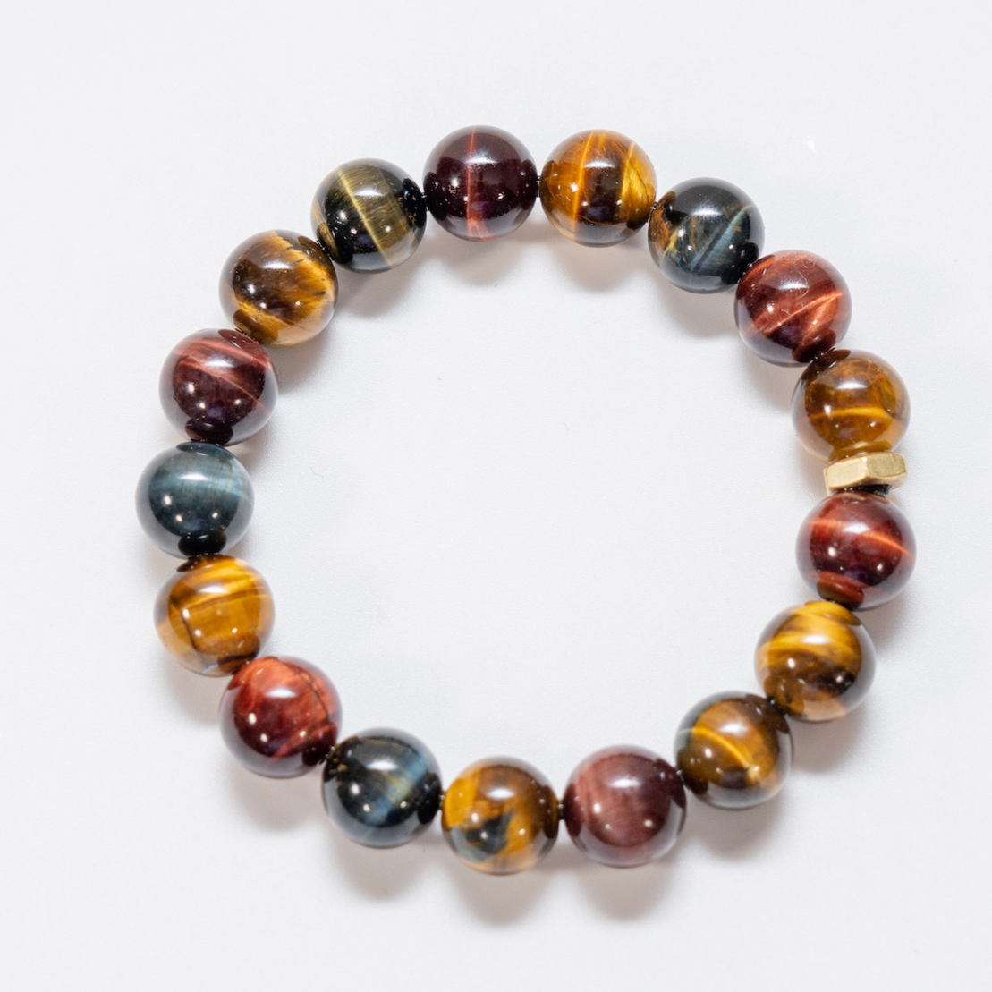 Bold Multicolor Tiger’s Eye III Bracelet