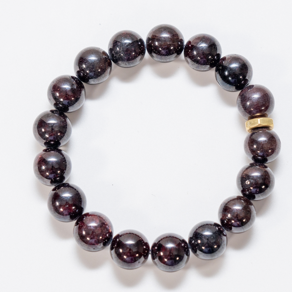 Bold Garnet Bracelet