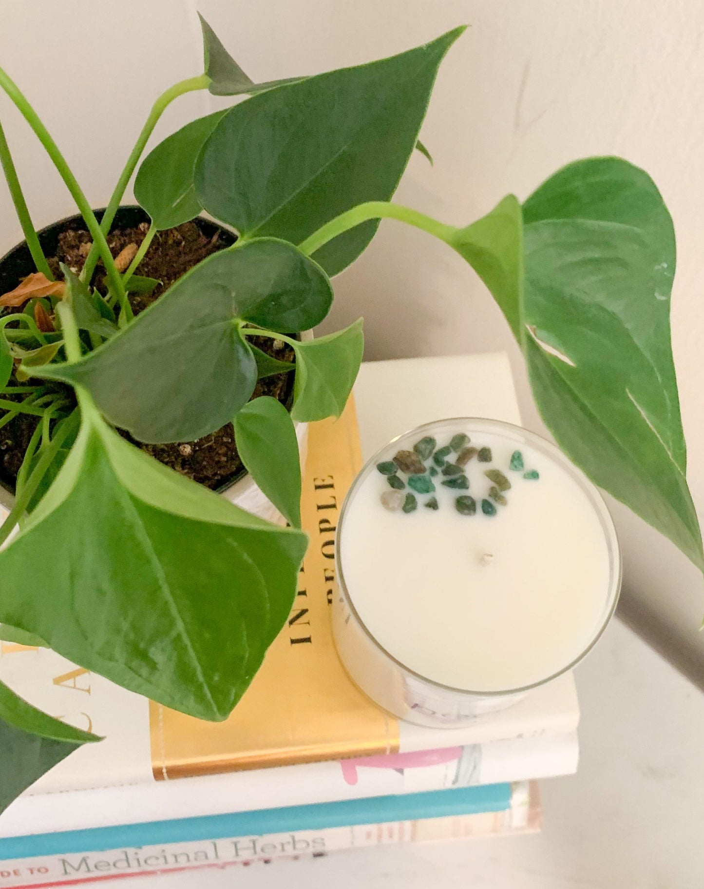 Healing Crystal Candle