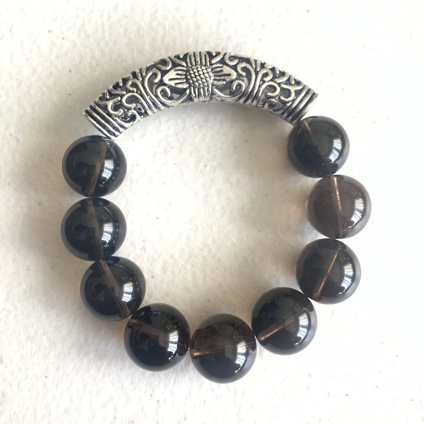 Fog // Smokey Quartz Bar Bracelet