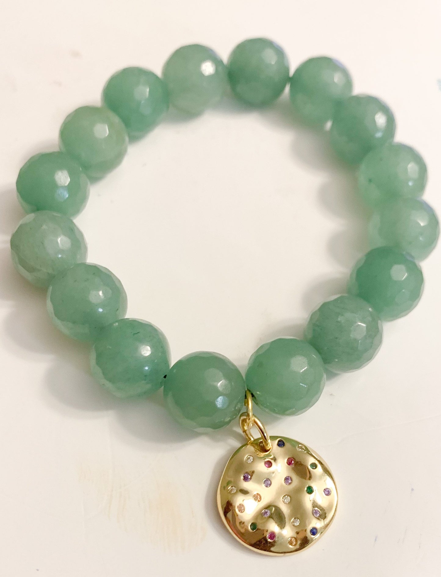 Aventurine Charm Bracelet