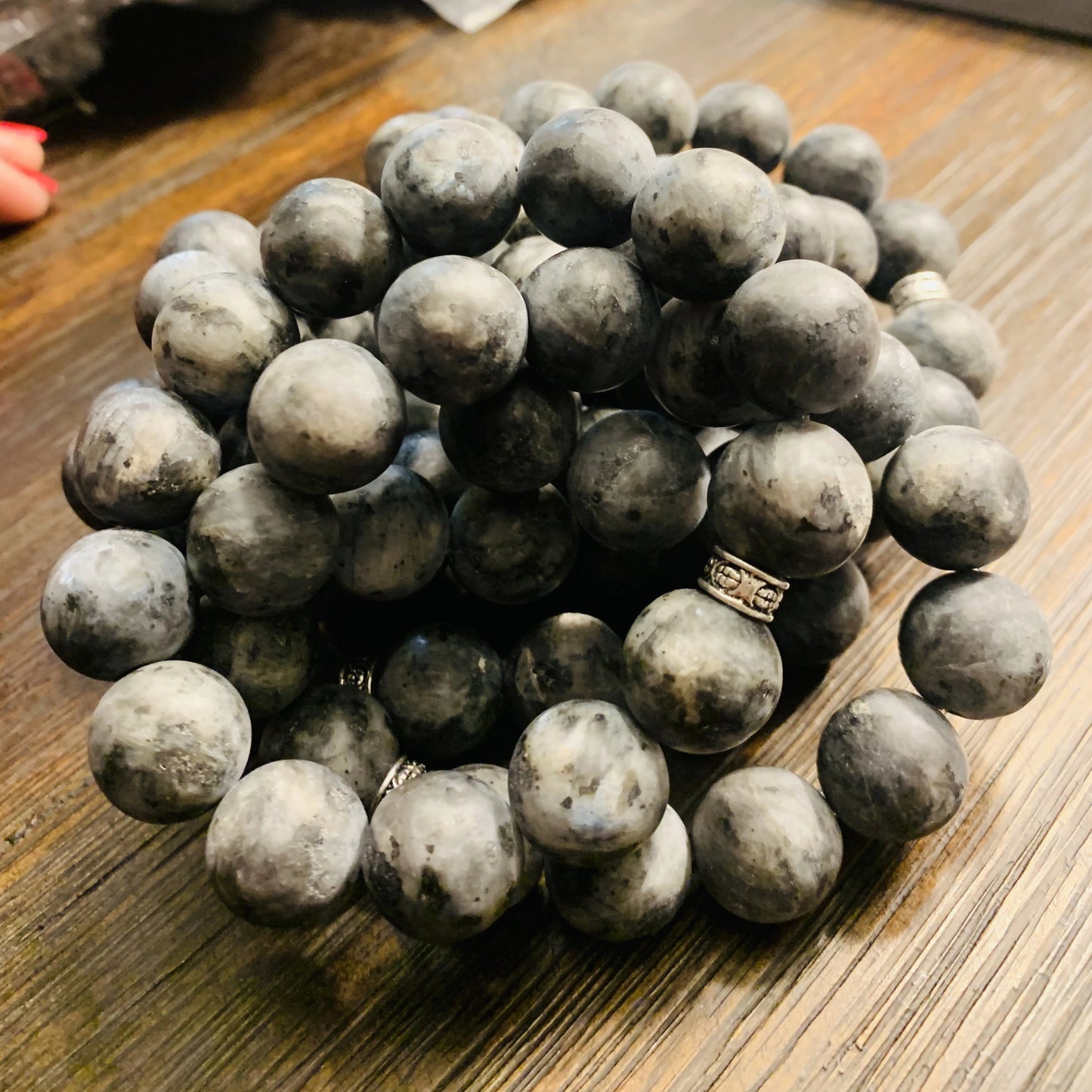 Storm // Grey Labradorite Bracelet