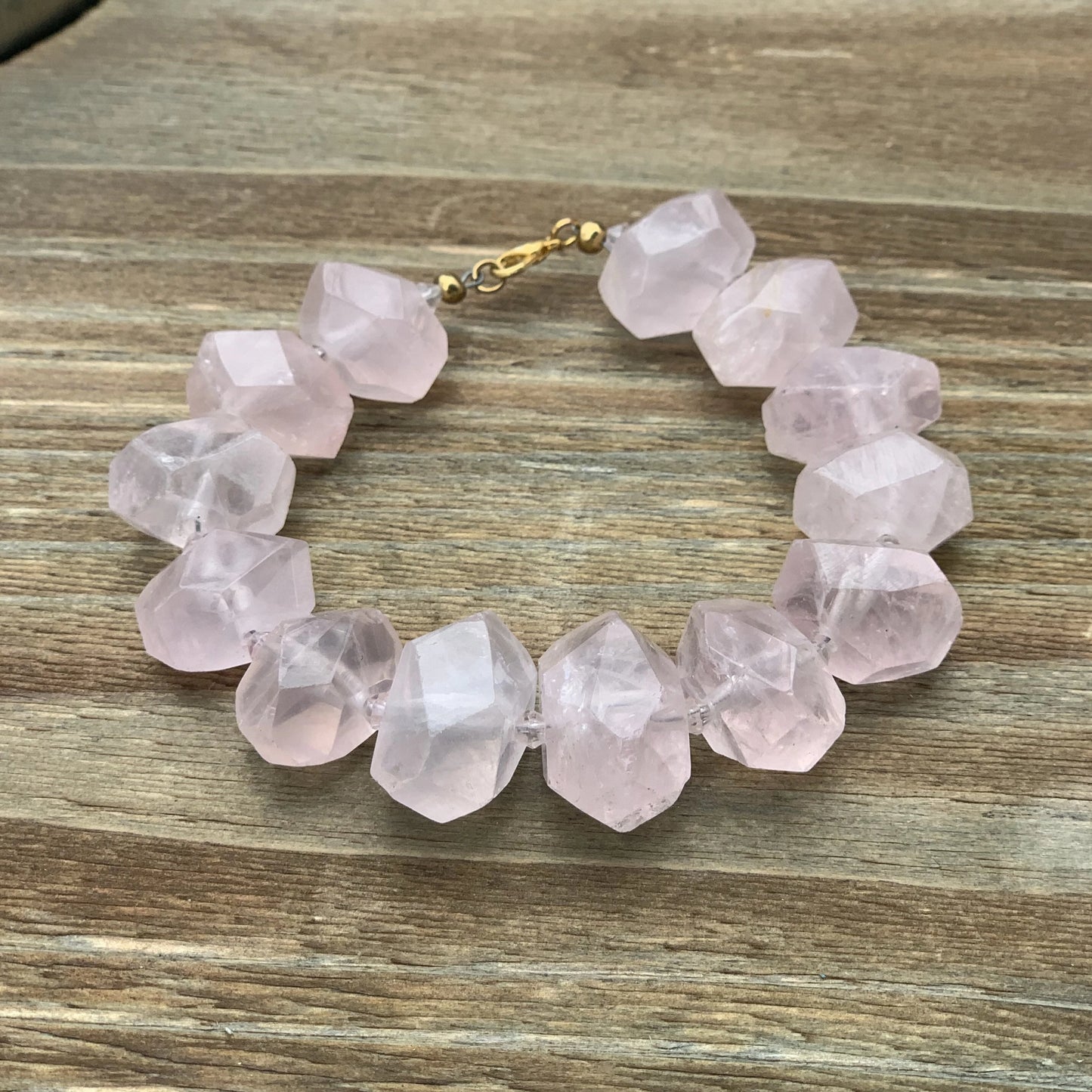 Beauty // Rose Quartz Bracelet