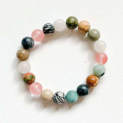 Ankara // Multi Stone Matte Bracelet