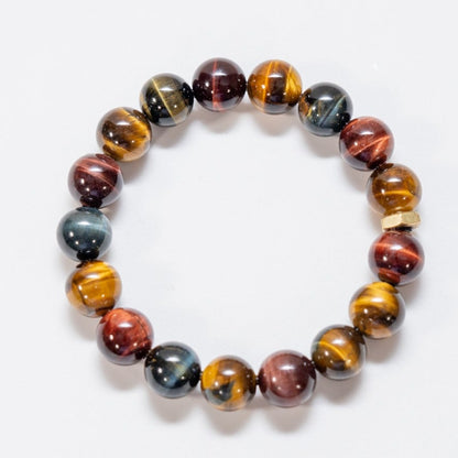 Bold Multicolor Tiger’s Eye IV Bracelet