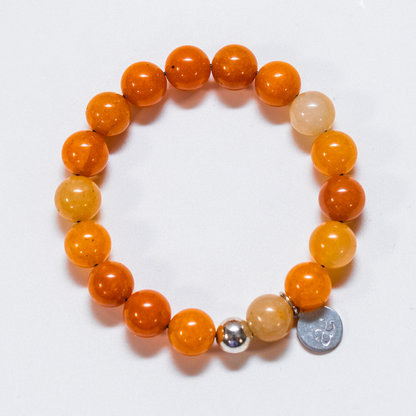 Orange Calcite Bracelet