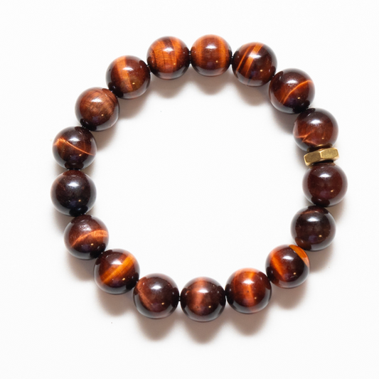 Bold Red Tiger's Eye Bracelet