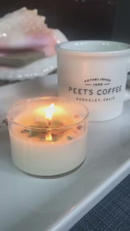 Peace Crystal Candle
