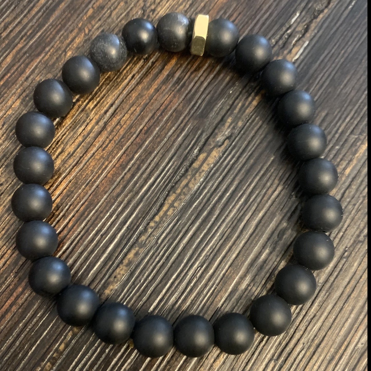 Mini Midnight / Black Matte Onyx Bracelet