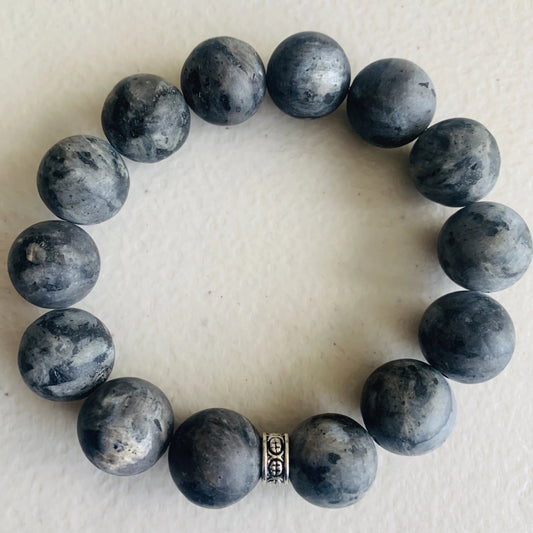 Storm // Grey Labradorite Bracelet