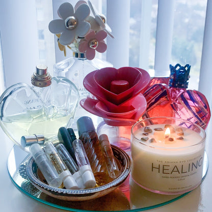Healing Crystal Candle