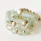 Innocent / Recycled Glass & Agate Bracelet
