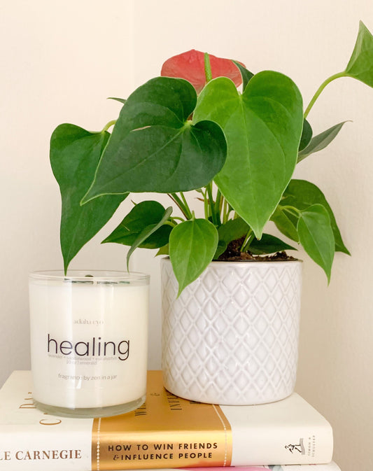 Healing Crystal Candle